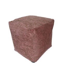 Кресло мешок Пуфик кубик Florens 11 Розовый Велюр Kreslo-puff