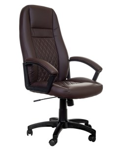 Компьютерное кресло Boston обивка экокожа цвет коричневый Роскресла