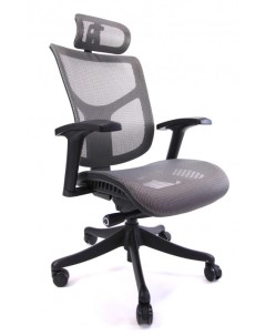 Компьютерное кресло Spring Lite усиленная сетка 4D подлокотники цвет серый Hookay