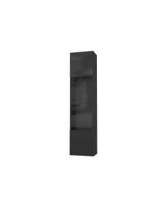 Шкаф навесной POINT ТИП 42 Черный Нк-мебель
