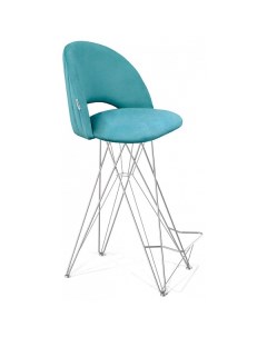 Барный стул SHT ST34 1 S66 She_1314411802 серебристый голубая пастель Sheffilton