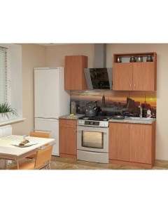 Кухонный гарнитур Лира 1 120 см бежевый серый Баронс