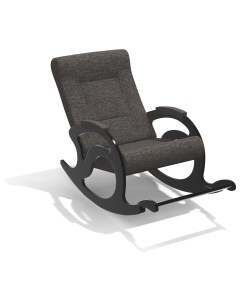 Кресло качалка Фабрика мебели КВИНТА Ларгус 4 из велюра серый Фабрика мебели квинта