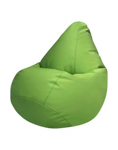 Кресло мешок экокожа зеленый xl 125x85 Папа пуф