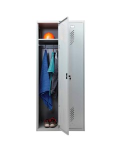 Шкаф для одежды металлический Стандарт LS 21 80 2 отделения 1436689 Практик