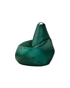 Кресло мешок груша XL Темно зеленый Дюспо Puffmebel