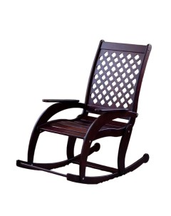Кресло качалка деревянное Сельма Венге ажур Playwoods