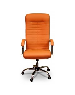 Кресло компьютерное Орион апельсиновый хром Кресловъ