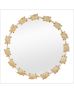 Зеркало Черепахи белый золото круглое V20022 Runden