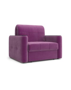 Кресло Ницца 0 8 Velutto 15 фиолетовый накладка венге Этомебель