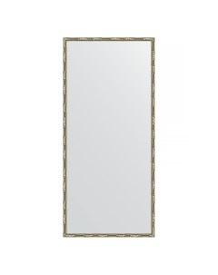 Зеркало в раме 68x148см BY 0762 серебряный бамбук Evoform