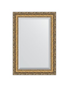 Зеркало в раме 65x95см BY 1280 виньетка бронзовая Evoform