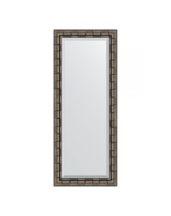 Зеркало в раме 58x143см BY 1166 серебряный бамбук Evoform