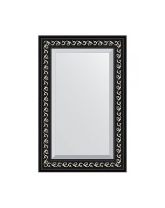 Зеркало в раме 55x85см BY 1135 черный ардеко Evoform