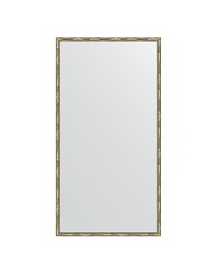 Зеркало в раме 68x128см BY 0745 серебряный бамбук Evoform