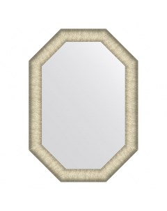 Зеркало в раме 50x70см BY 7424 брашированное серебро Evoform