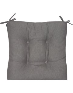 Подушка на стул на сидушку Phoebe 40х40 см серый 1 шт Guten morgen