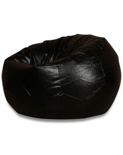 Кресло Мяч Черный ЭкоКожа Классический Dreambag
