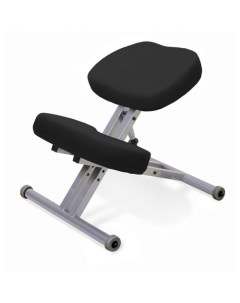 Металлический коленный стул KM01 Gray чёрный Smartstool
