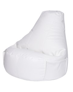 Кресло Комфорт Белое ЭкоКожа Классический Dreambag