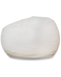 Кресло Мяч Белый ЭкоКожа Классический Dreambag