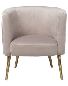 Кресло велюр жемчужно серый Размер 67 77 73 см Garda decor