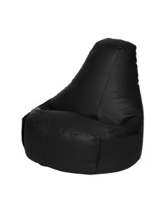 Кресло Комфорт Черное ЭкоКожа Классический Dreambag