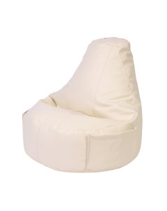 Кресло Комфорт Светло Бежевое ЭкоКожа Классический Dreambag