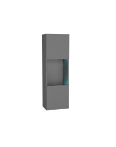 Шкаф навесной POINT 22 Серый графит Нк-мебель