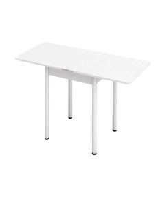 Стол обеденный Откидной стол раскладной из ЛДСП с металлическими ножками для кухни и столо Кеа