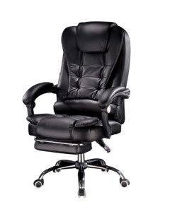 Кресло массажное эргономичное 606F чёрное Luxury gift