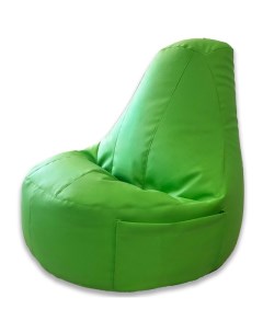 Кресло Комфорт Зеленое ЭкоКожа Классический Dreambag