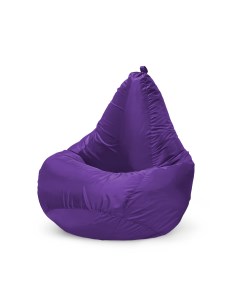 Кресло мешок пуфик груша размер XXXL фиолетовый оксфорд Onpuff