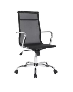 Кресло для руководителя 710 T черное сетка металл 1127792 Easy chair