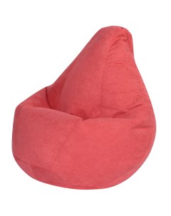 Кресло Мешок Груша Коралловый Велюр XL Классический Bean-bag