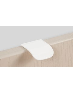 Ручка мебельная торцевая цвет белый RT011W 32 мм комплект 2 шт Boyard