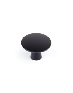 Ручка мебельная кнопка RC035BL 4 цвет чёрный матовый комплект 2 шт Boyard