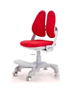 Ортопедическое подростковое кресло с подножкой Kids Duo HTY CS23 красное Falto