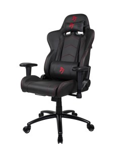 Компьютерное кресло для геймеров Inizio Black PU Red logo Arozzi
