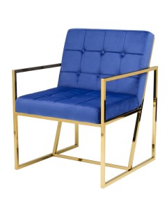 Кресло Goldfinger SF 832 BLUE синий золотистый Storeforhome