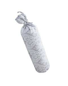 Подушка ортопедическая Валик с лузгой гречихи Healthy Roll Дамаск серый Amaro home