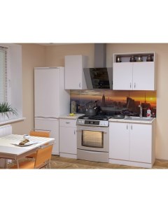 Кухонный гарнитур Лира 1 120 см белый Баронс