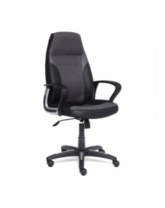 Кресло UT_Echair IMPREZA кожзам ткань черный серый металлик 36 6 F68 С36 Easy chair