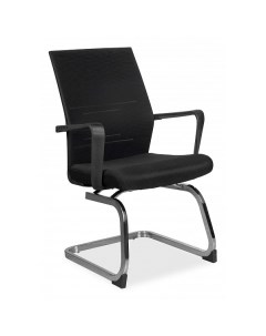 Кресло RCH G818 Чёрная сетка на полозьях крутящееся Riva chair