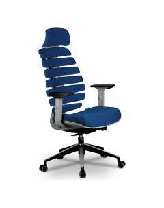 Кресло компьютерное Shark синий Riva chair
