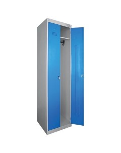 Шкаф металлический для одежды ШРЭК 22 530 двухсекционный 1850х530х500 мм разборный Nobrand