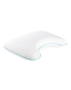 Ортопедическая подушка для сна на боку с выемкой под плечо Memory Foam 60х40 см Ambesonne