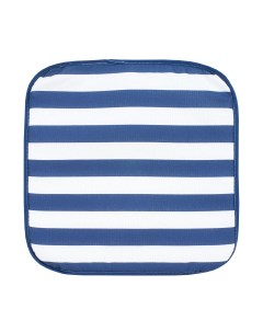 Подушка на стул на сидушку Blue stripe 40х40 см синий белый 1 шт Guten morgen