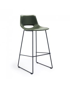 Барный стул 58260 черный зеленый La forma