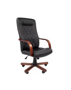 Кресло для руководителя 430 TPU черное экокожа металл 901939 Easy chair